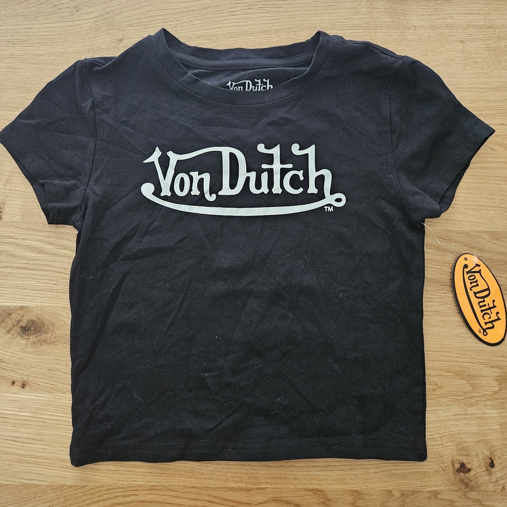 Von Dutch Kids Black Tee